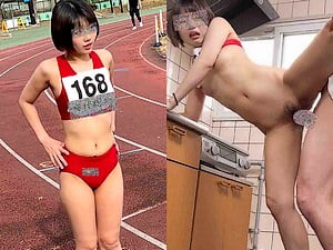 陸上競技会でショートボブJKを盗撮、我慢できず痴漢して強姦【市川りく ヤバイやつ 顔射 ロリ 女子高生】