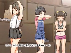 銭湯番台の小学生がスケベなお姉さん達とエッチ＆片思いのJSに中出しするモーションアニメ【エロアニメ 痴女 貧乳 ロリ】