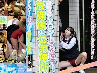 珍棒に興味津々なビッチJCに公衆トイレ前で逆ナン誘惑され個室で種付けした【旧作 痴女 ロリ 女子中学生】